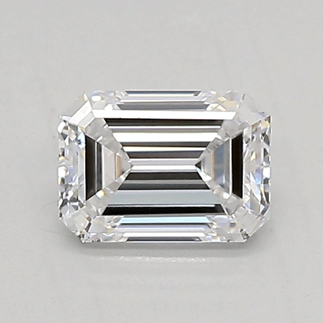 0.72 carat Emerald diamond Very Good cut D color VS2 clarity