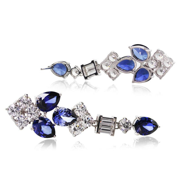 Lyla Earrings Sapphire Sterling Silver