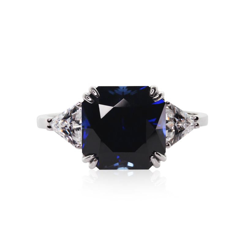 Leyton Flanders Ring Sapphire Silver