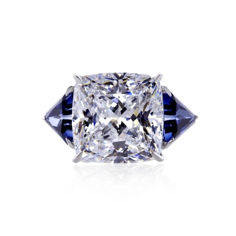 Gemma Sapphire Cocktail 9K White Gold