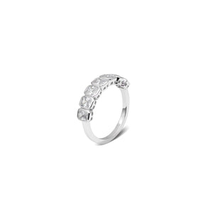 Cassidy Ring White Gold Plated