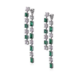 Nona Emerald Green Drop Earrings