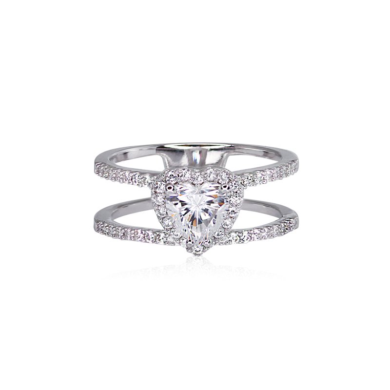 Sterling Silver Hear Ring
