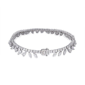 Taini Bracelet White Gold Plated