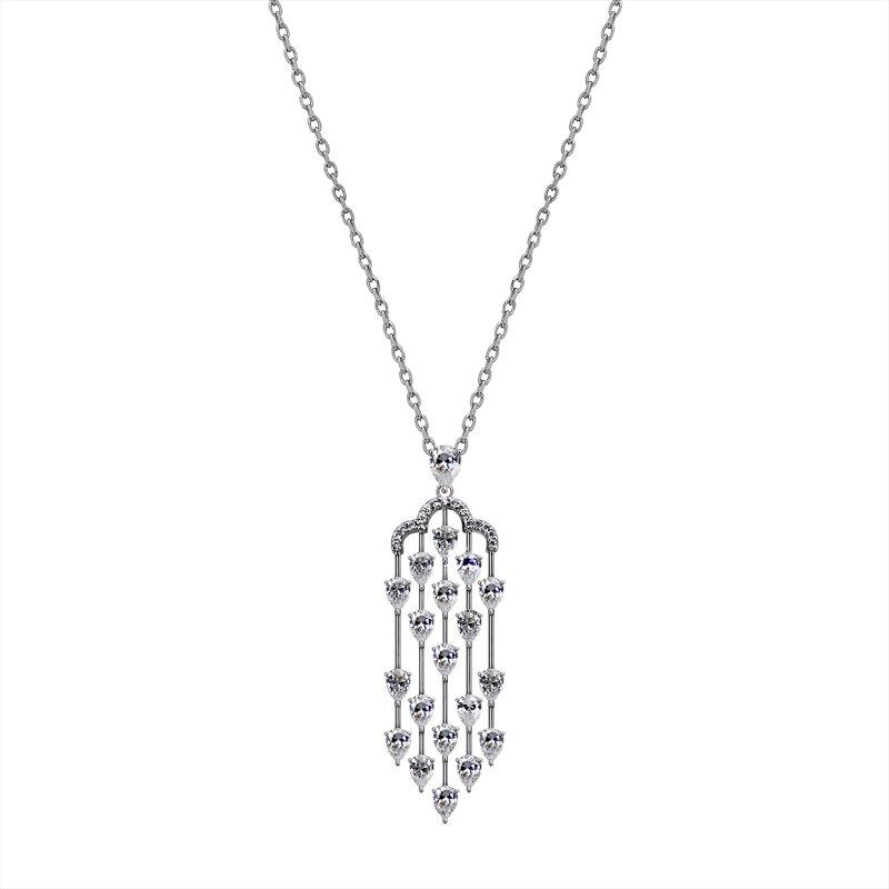 Sterling Silver Drop Necklace