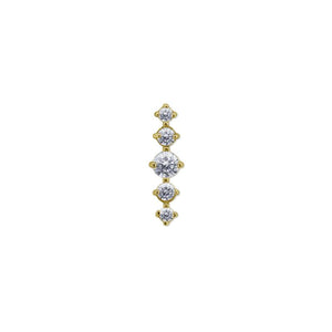 Haru Stud 9K Yellow Gold