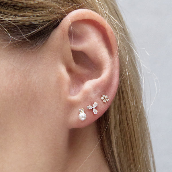 Freya Stud in Yellow Gold