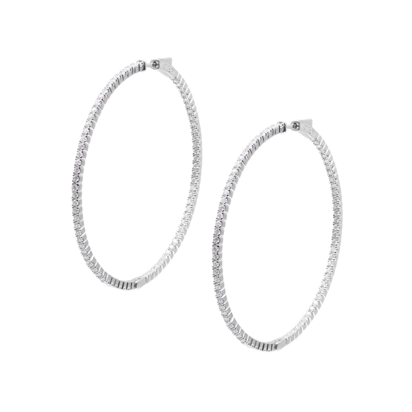 Jessamy Hoop Earrings Sterling Silver