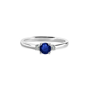 Adeline Ring 0.50ct Sapphire 18K White Gold