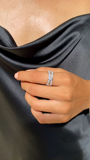 Amal Ring 18K White Gold