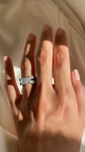 Amal Ring 18K White Gold