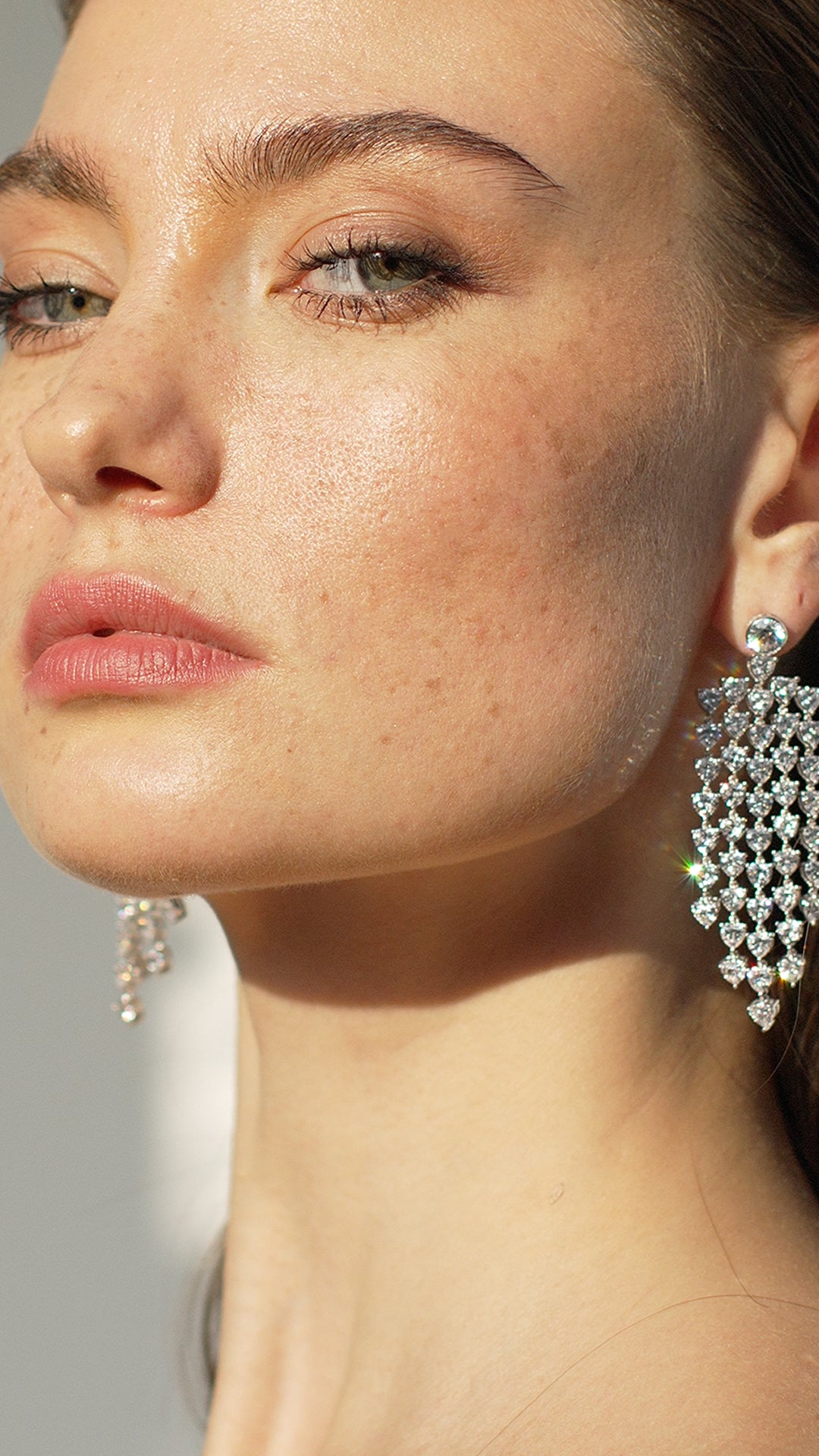 Amy Heart Chandelier Earrings