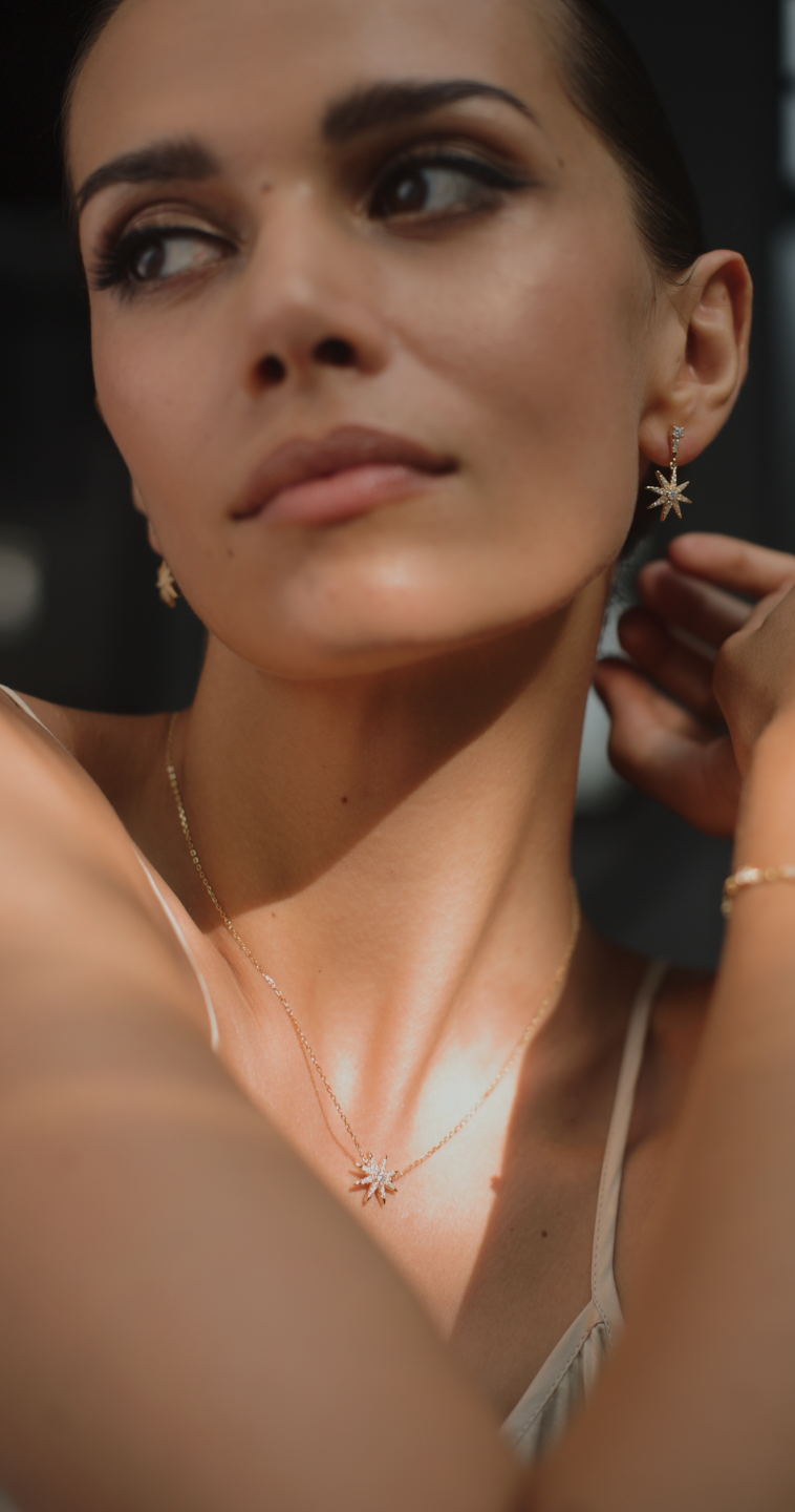 Atrias Necklace Gold Vermeil