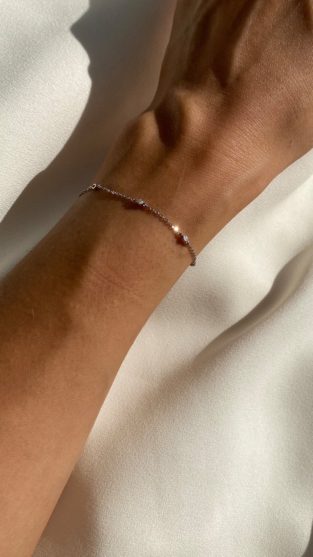 Becca Bracelet 9K White Gold