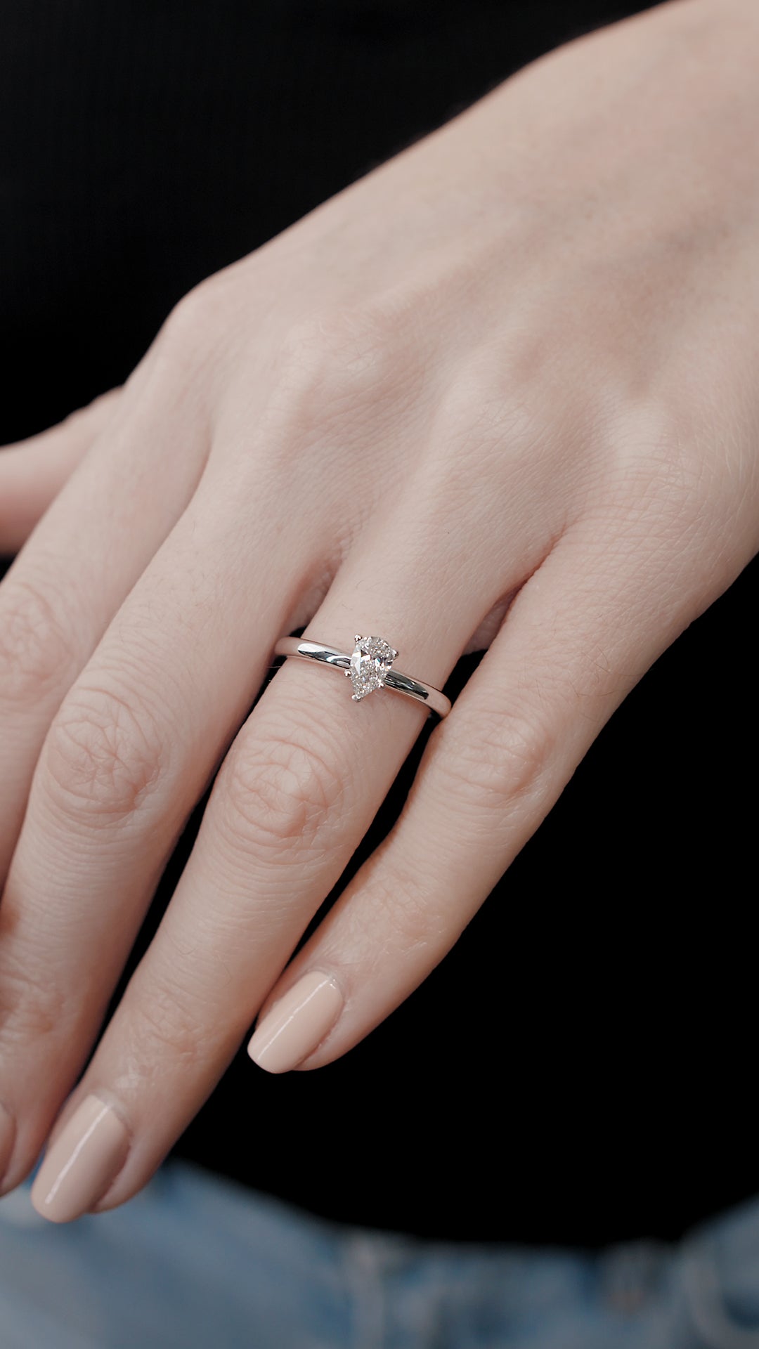 Beth Ring 18K White Gold