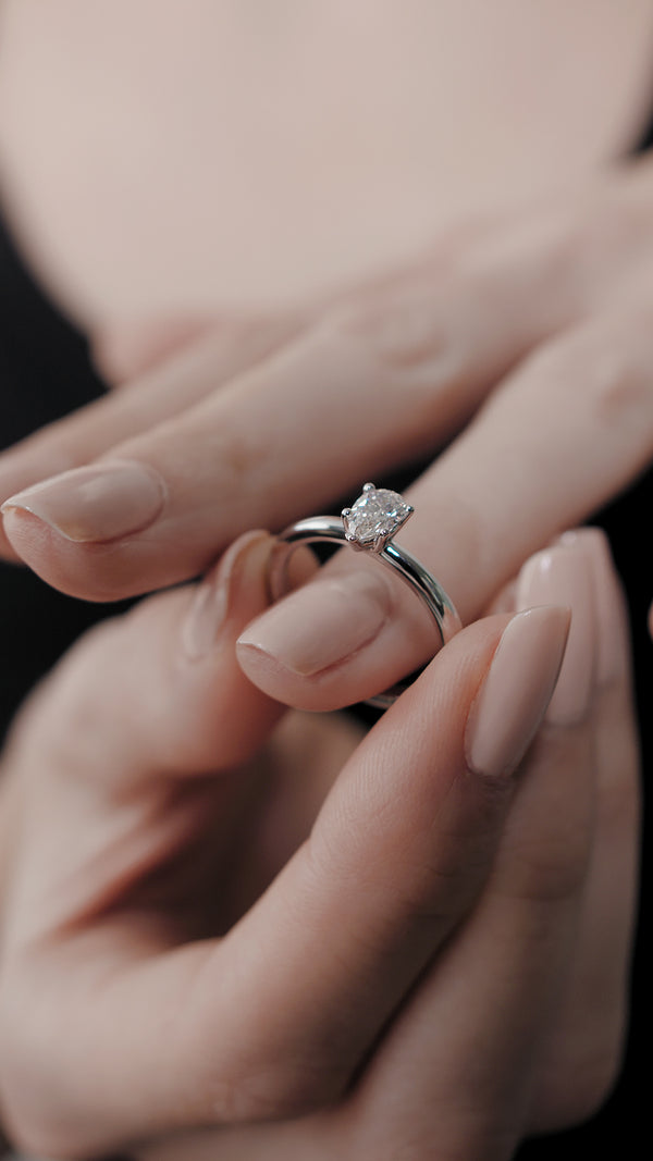 Beth Ring 18K White Gold
