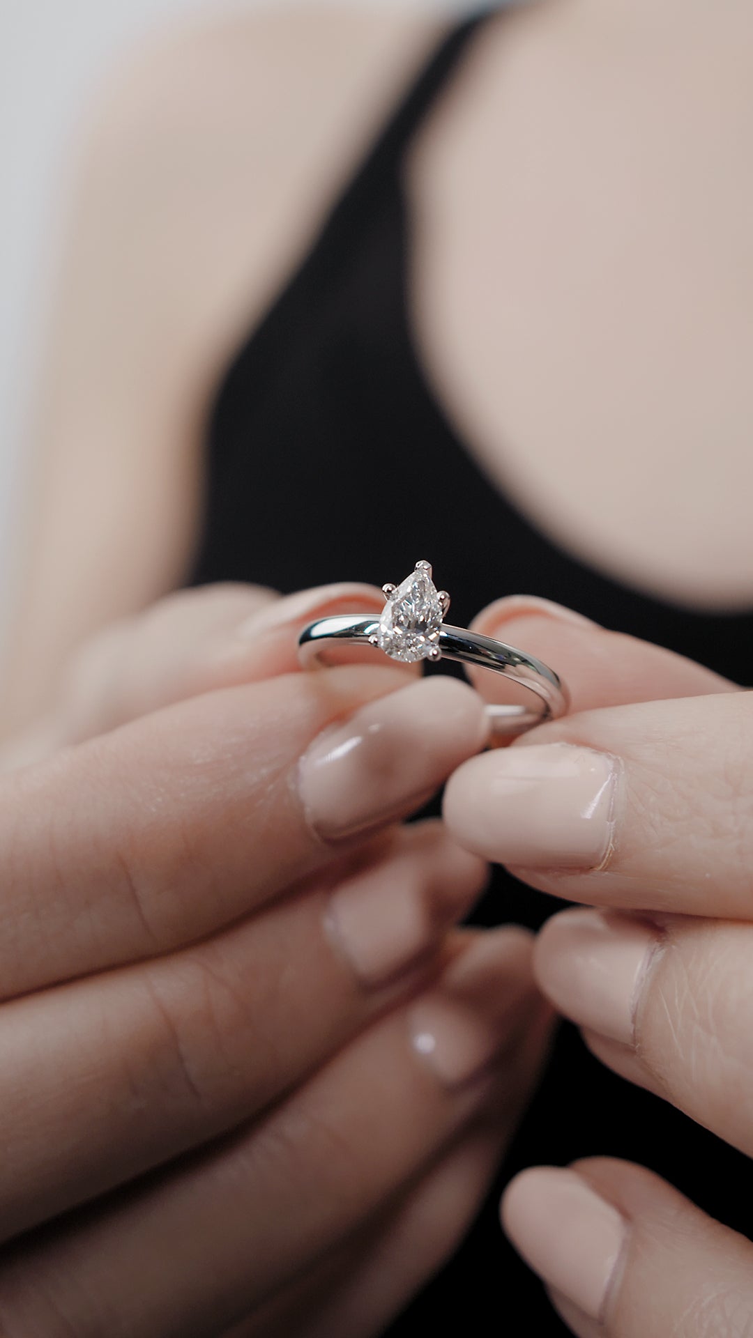 Beth Ring 18K White Gold