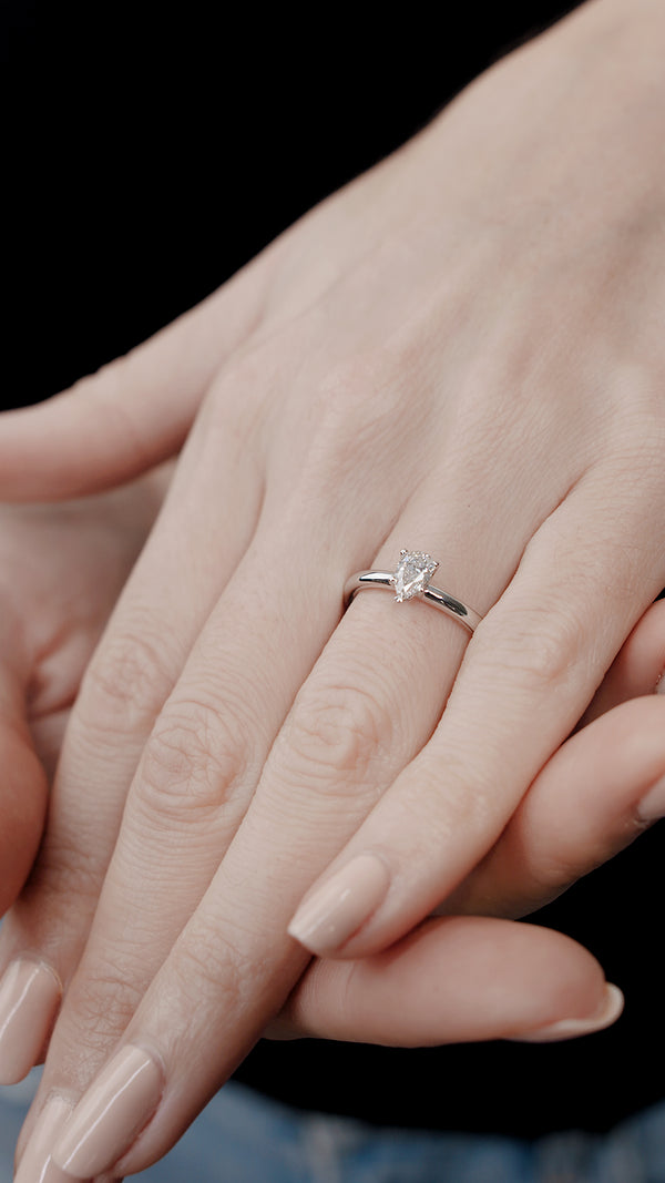 Beth Ring 18K White Gold