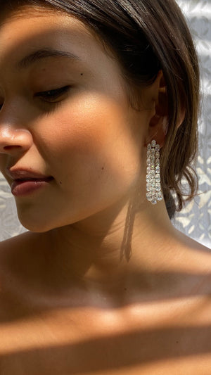 Brielle Oval Chandelier Earrings
