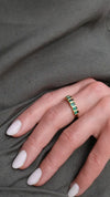 Cassidy Ring Emerald 18K Gold Vermeil