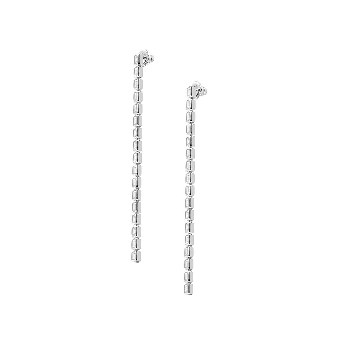 Cassidy Earrings White Gold Plated