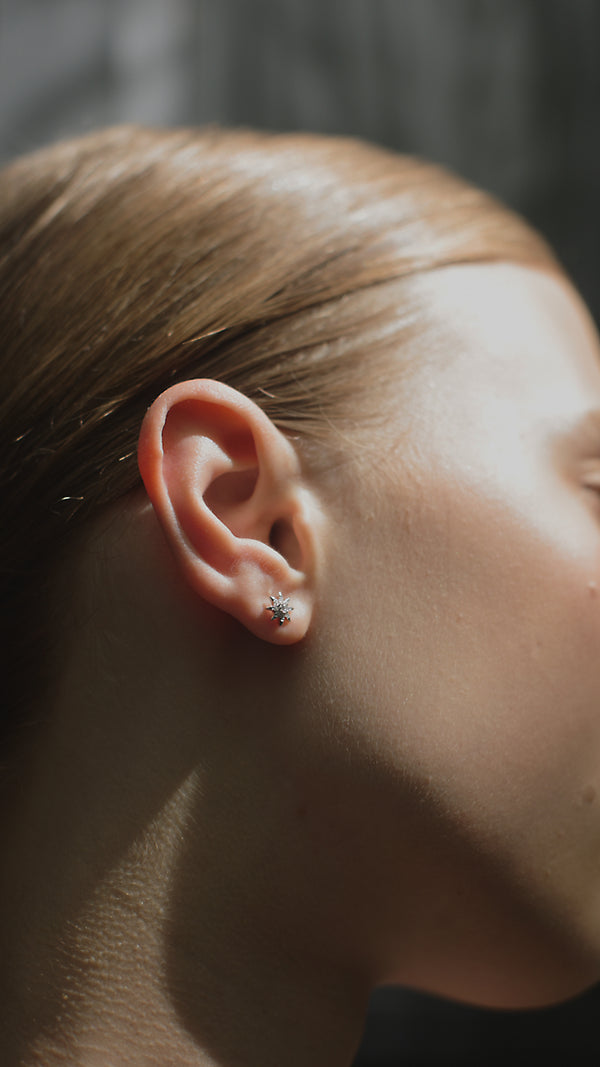 Comet Stud Earring Sterling Silver
