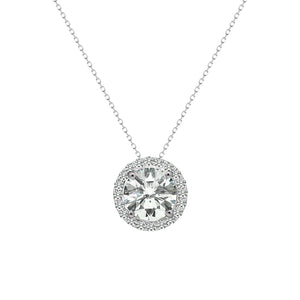 Cory Necklace 0.38ct 18K White Gold