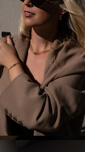 Stevie Bracelet Gold Vermeil