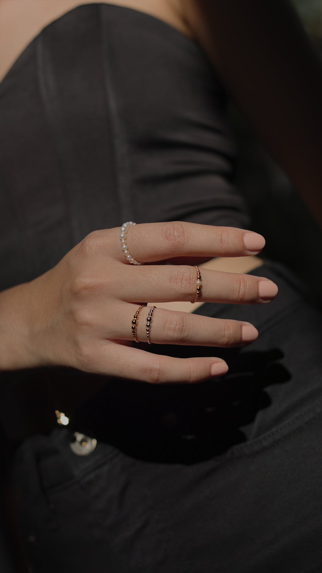 Cady Pearl Ring Gold Vermeil
