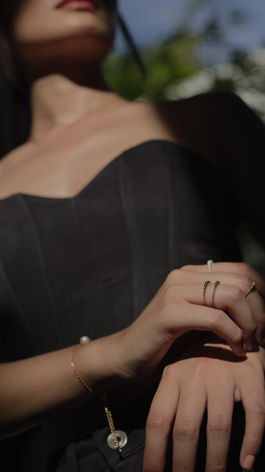 Cady Bead Ring Gold Vermeil