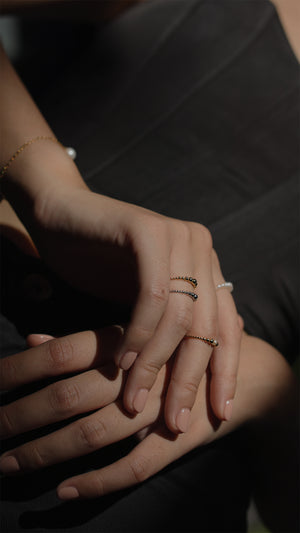 Cady Pearl Ring Gold Vermeil