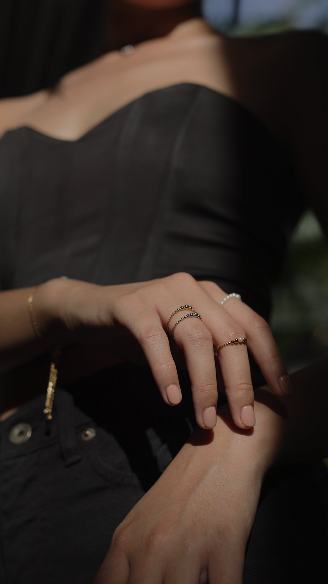 Cady Pearl Ring Gold Vermeil