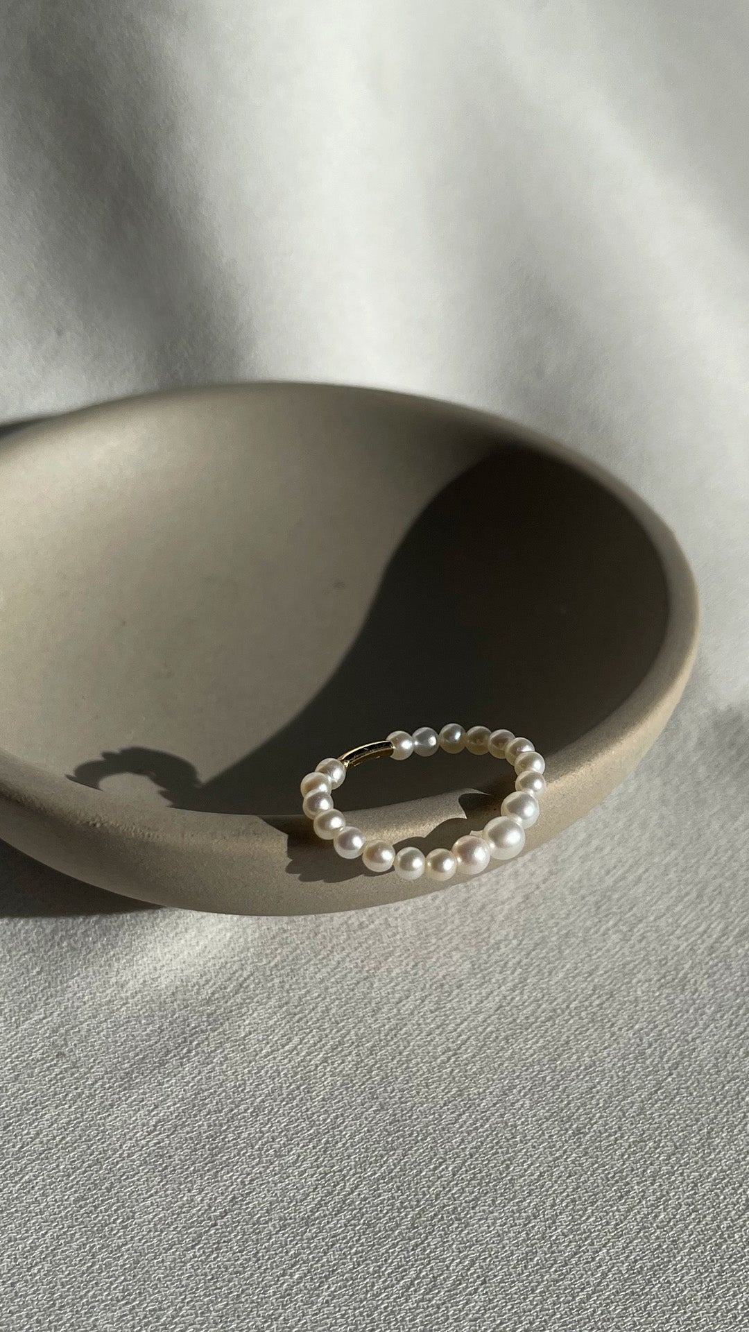 Cady Pearl Ring Gold Vermeil