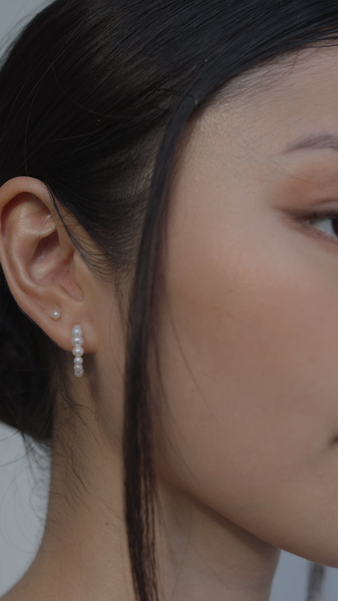Cady Pearl Stud Gold Vermeil