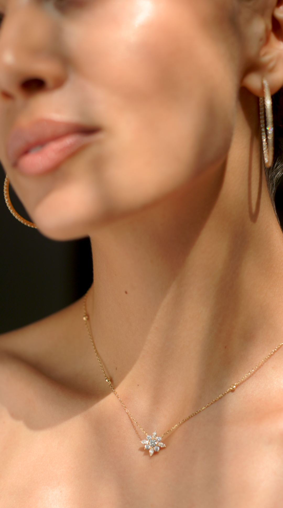 Camelia Necklace Gold Vermeil