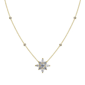 Camelia Necklace Gold Vermeil