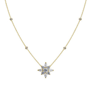 Camelia Necklace 18K Gold Vermeil