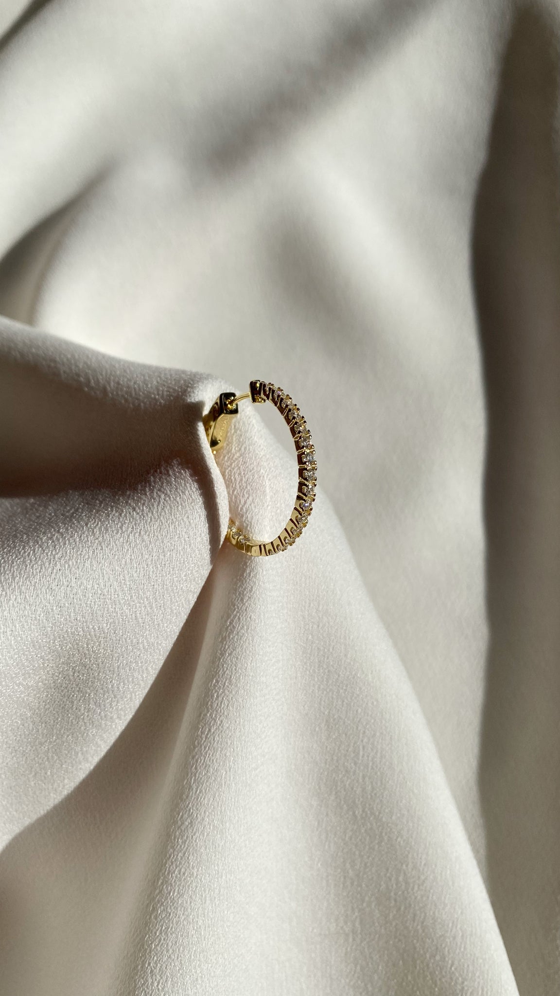 Cassia Small Hoops 18K Gold Vermeil