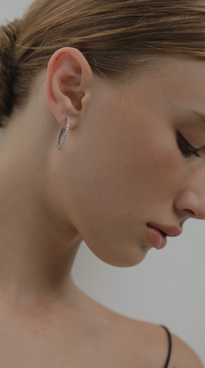 Gold plated sales small hoops