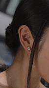 Cecile Stud Earrings 9K Yellow Gold