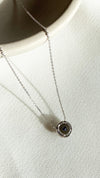 Cory Necklace 1.00ct 18K White Gold Sapphire