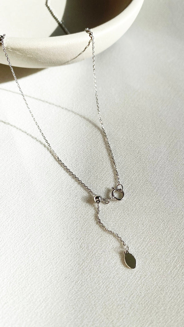 Cory Necklace 0.50ct Sapphire 18K White Gold
