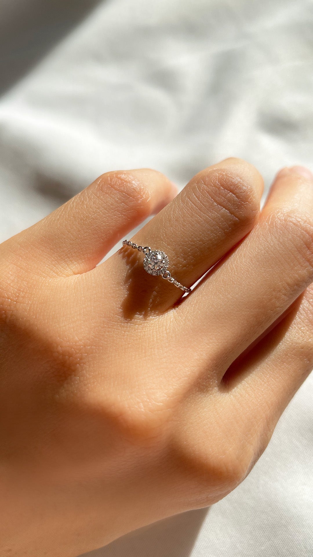 Cory Ring 18K White Gold