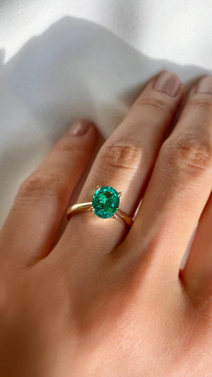 Dakota Ring 18K Yellow Gold Emerald
