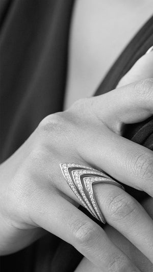 Delta Ring Silver