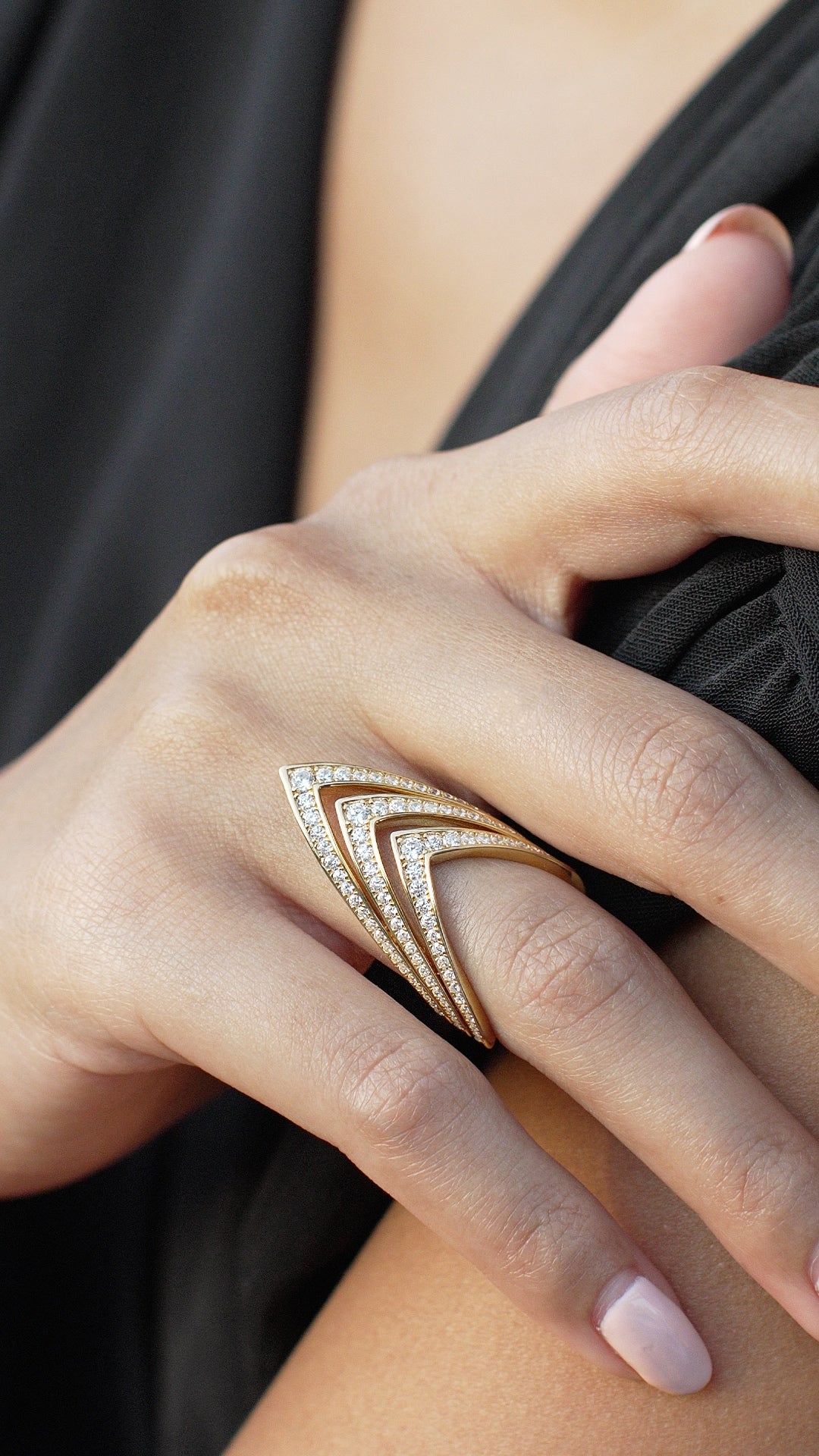 Delta Ring Gold Vermeil