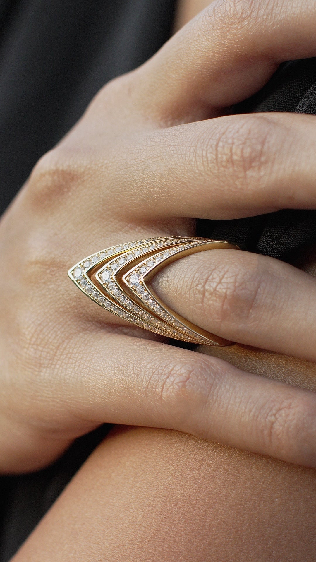 Delta Ring Gold Vermeil