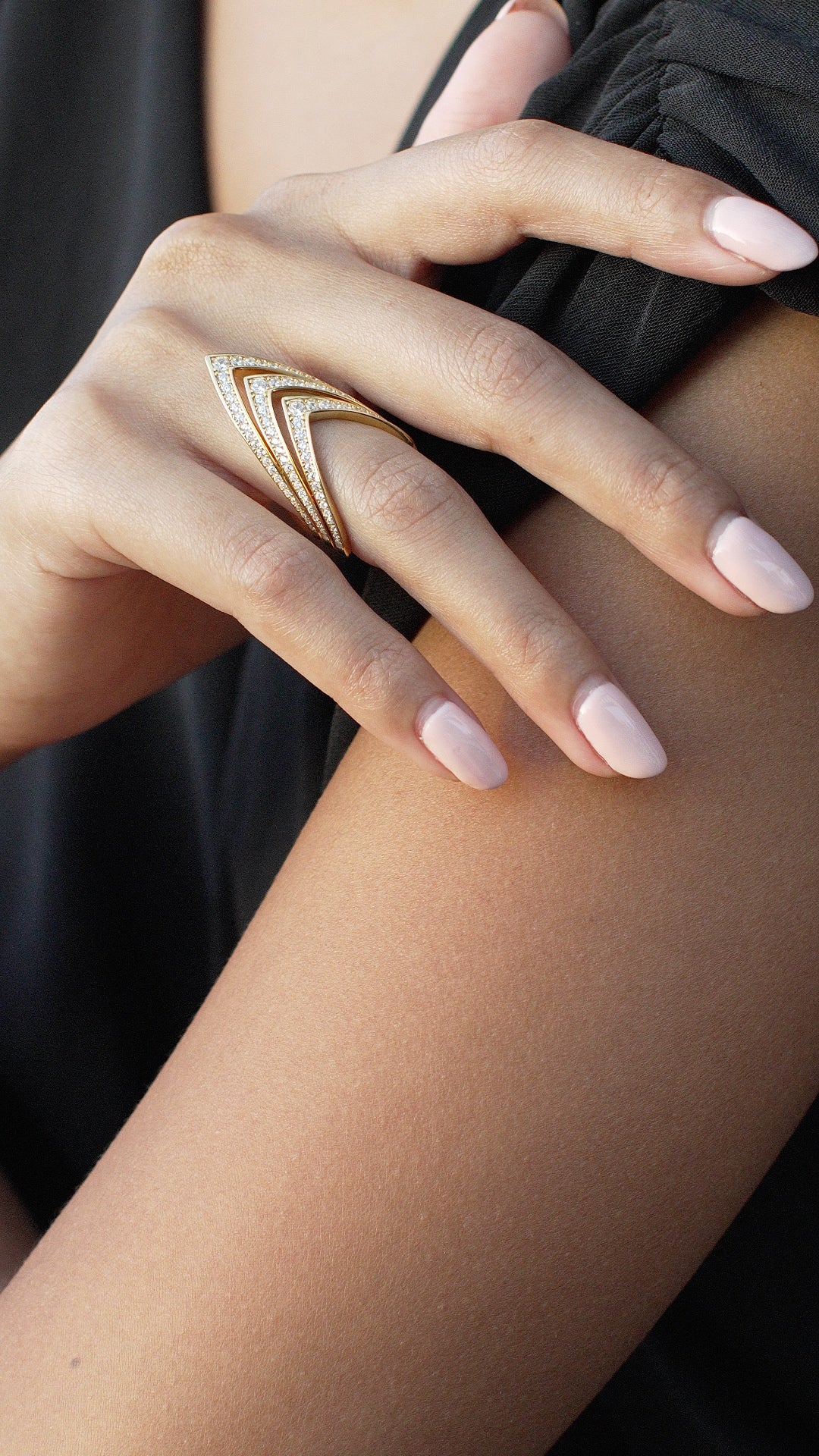 Delta Ring Gold Vermeil