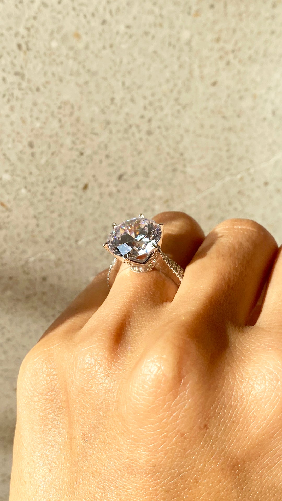 Easton Ring 9K White Gold