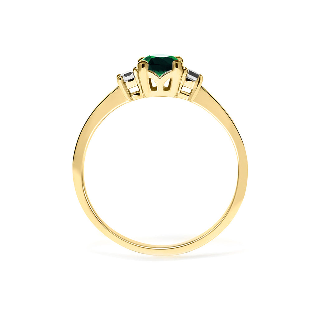 Elizabeth Ring 2.00ct Emerald 18K Yellow Gold CARAT* London UK